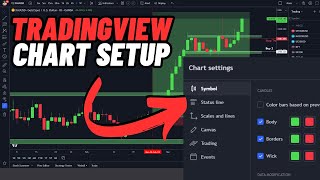 How to Setup your TradingView Chart Settings/Colors to look BETTER! screenshot 4