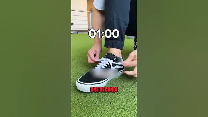 How To Tie A Shoe Lace In 1 Second 😨