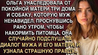 видео: ОЛЬГА УНАСЛЕДОВАЛА ОТ ПОКОЙНОЙ МАТЕРИ ТРИ ДОМА И СОБАКУ, КОТОРУЮ МУЖ НЕНАВИДЕЛ. А ЕДВА ПРОСНУВШИСЬ.. картинка: ОЛЬГА УНАСЛЕДОВАЛА ОТ ПОКОЙНОЙ МАТЕРИ ТРИ ДОМА И СОБАКУ, КОТОРУЮ МУЖ НЕНАВИДЕЛ. А ЕДВА ПРОСНУВШИСЬ..
