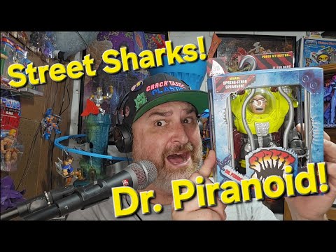 【新品未開封】 Street Sharks DR.PIRANOID Street Sharks Dr. Piranoid Action Figure | Mattel Creations