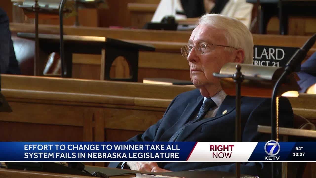 Effort to change to winner take all system fails in Nebraska legislature
