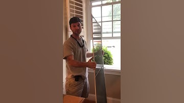 How to remove your window screen from the inside