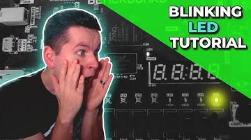 How to create a Blinking LED on FPGA? | Xilinx FPGA Programming Tutorials