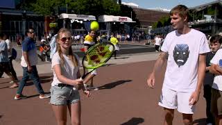 Can Fans Handle Bublik's Tricks? | US OPEN 2019 | ATP