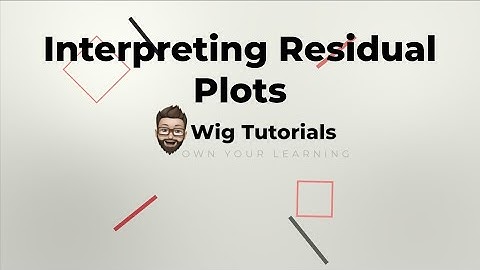 Interpreting Residual Plots