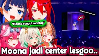 Member Justice Kronii Sangat Bersemangat Waktu Liat Moona Jadi Center ww..
