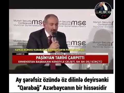 Paşinyanın Qarabağ Azerbaycanındır Dediyi an