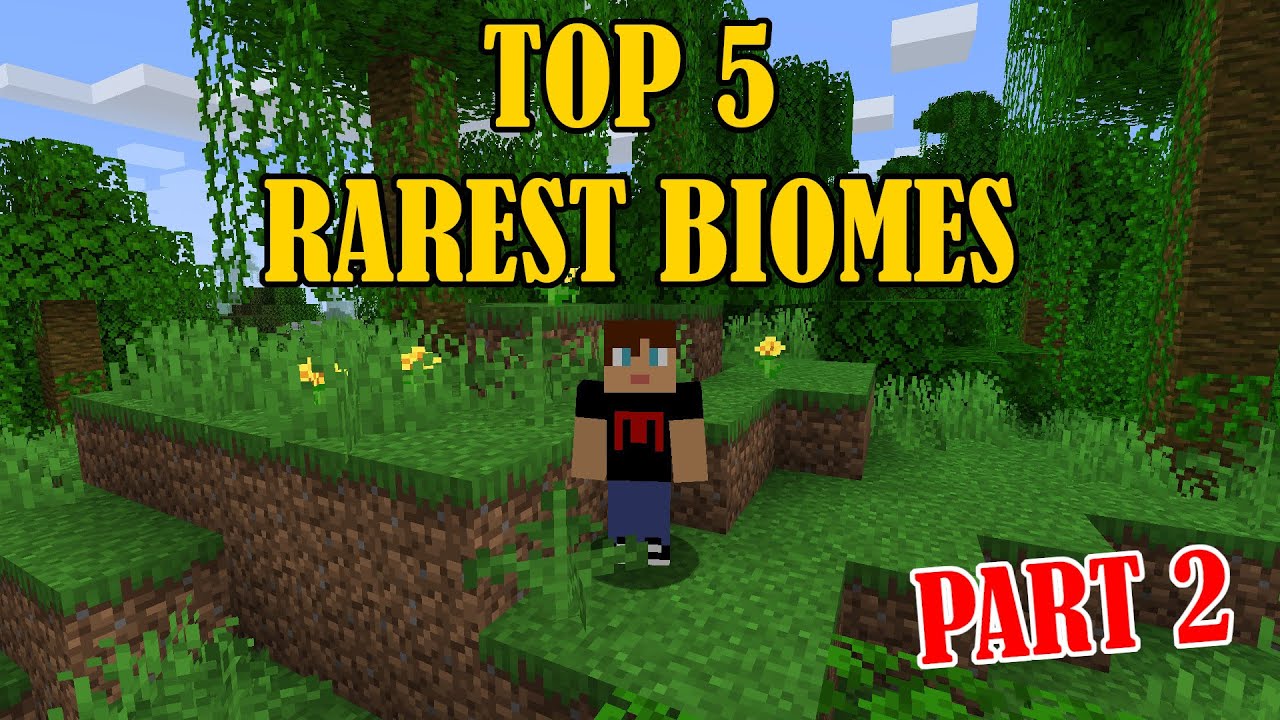 Top 5 Rarest Biomes In Minecraft Part 2 - YouTube
