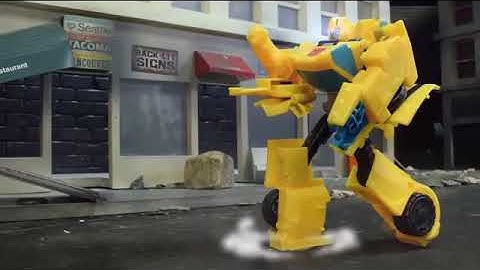 Transfomers Cyberverse in Stop Motion