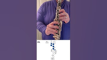 Db Major Scale on Clarinet #shorts  #clarinet #music