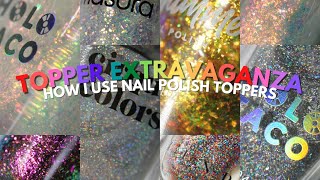 My favourite nail polish toppers & how I pair them featuring Holo Taco, ILNP, Cirque Colors & more!