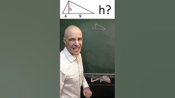 HALLA LA ALTURA DEL TRIÁNGULO RECTÁNGULO. Geometría Básica