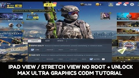 HOW TO STRETCH VIEW / IPAD VIEW NO ROOT CODM + UNLOCK FRAME RATE 90/120 FPS FOR CODM NO LAG