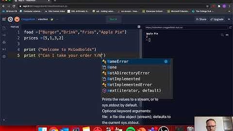 Simple Ordering System Video 1