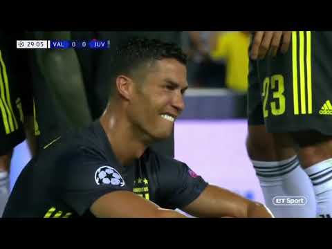 RONALDO GETS RED CARD VS VALENCIA- Juventus VS Valencia HD Highlights