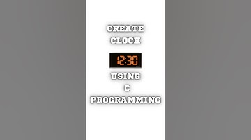digital clock using c #clock #cprogramming #education
