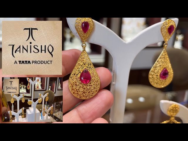 Tanishq Gold Earring - TANISHQ Gold Ear Ring Price Starting From Rs  5,000/Unit. Find Verified Sellers in Thiruvananthapuram - JdMart