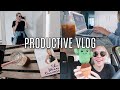VLOG: cleaning/organizing the house, meal prepping, going to the farmers market + PR unboxings