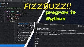 FizzBuzz program in python in a dumb way