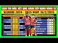 Lịch Thi Đấu, Kết Quả, Bảng Xếp Hạng Vòng 13 V.League 2024-2025 Ngày 16/2 | HAGL Cơ Hội Vào Top 5