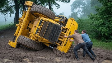 Scary Mistakes With Heavy Equipment And Idiots On Excavators That Will Shock You