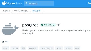 install latest postgres db on docker with terminal [command line] (linux, ubuntu, mac, windows)