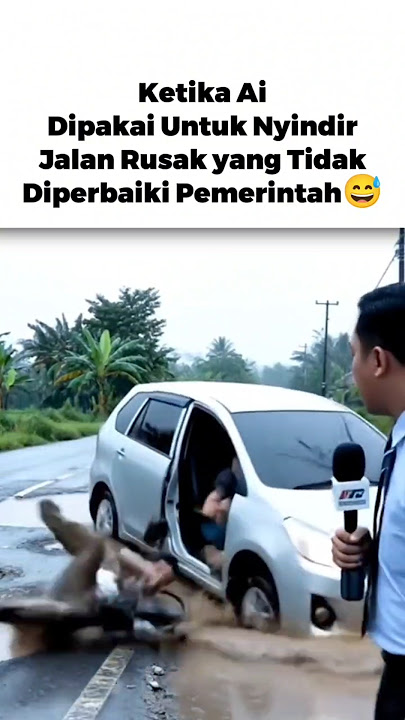 Ai nyindir jalan rusak di Indonesia 😅