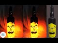 Glass bottle lamp  diy shree jee creation