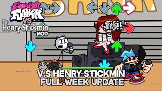 Friday Night Funkin Mod Showcase V.S Henry Stickmin (Full Week Update)