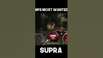 NFS Most Wanted 2005 Supra Police chase