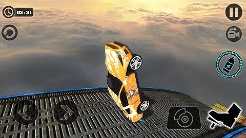 Hard Car Game Car Stunt Game Impossible Car Tracks 3D level 11 Android #GamePlay Gadi Game