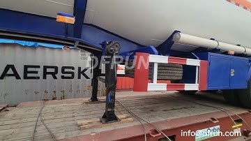 DFRUN 40000Liters fuel tank trailer load flat rack container