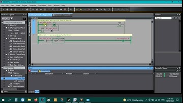 PLC Ladder Logic, Momentary Switch Latching Circuit