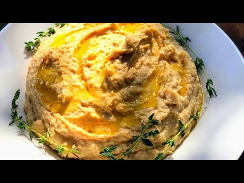 Видео рецепт Хумус из консервированного нута