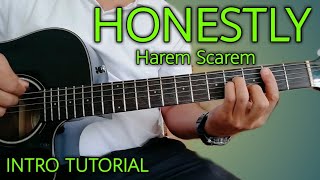How to Play HONESTLY (Harem Scarem) Guitar Tutorial | Plucking Tutorial