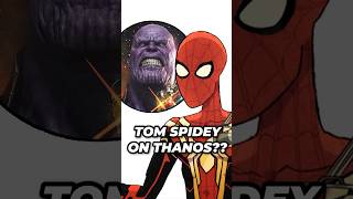 Tom&#39;s Spider-Man on Thanos and Getting Snapped #spiderman #spiderverse #animation #animated #thanos