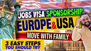 HOW TO GET JOBS WITH VISA SPONSORSHIP ABROAD || JOBS IN EUROPE AND USA || Tips to get jobs abroad