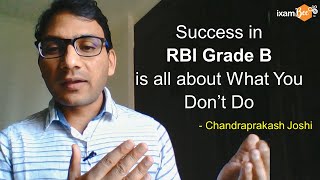 Mistakes to avoid for RBI Grade B preparation