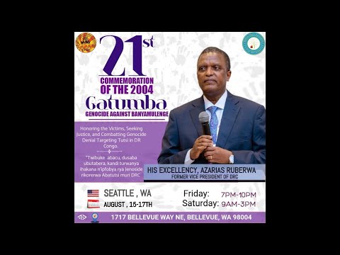 KWIBUKA ABACYU BAKOREWE GENOCIDE MUBURUNDI GATUMBA COMEMORATION
