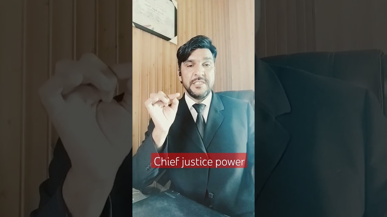 power of chief justice supreme court 