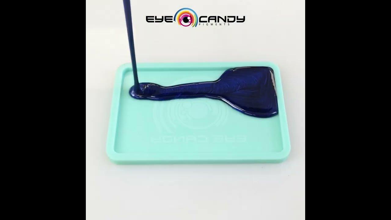 Eye Candy Nokon Blue Mica Powder Pour in Art N Glow Epoxy Resin