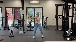 Cable Wide Stance Anti Rotation Chop