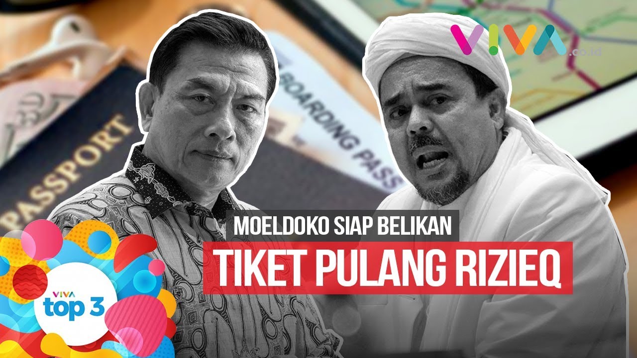 newspaper mockup VIVA Top3 : Tiket Pulang Rizieq, Partai Garbi & Tio Pakusadewo Stroke