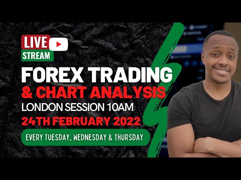 Live Forex Trading Session and Chart Analysis 24th Feb 2022 | 10am GMT