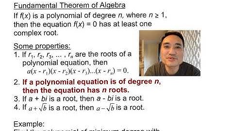 2.5 — Zeros of Polynomial Functions: Part 2