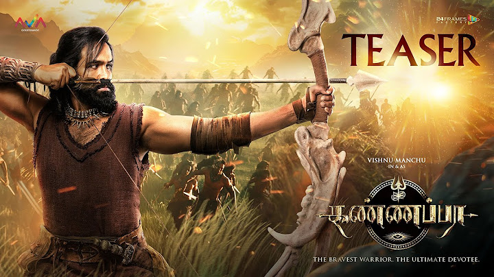 Kannappa  Official Teaser Tamil | Vishnu Manchu | Mohan Babu | Prabhas | Sarathkumar | Akshay Kumar