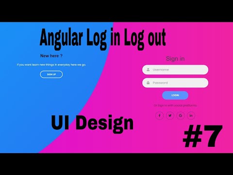 Angular Admin Dashboard Log in Page design with beautiful Animation( real time project ???)Part 7
