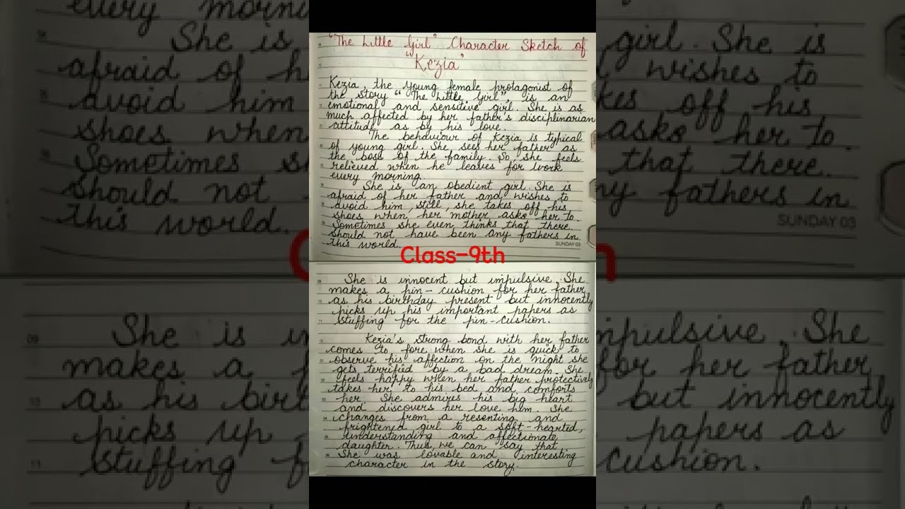 Class 9th NCERT Character Sketch Of Kezia shorts tricks YouTube Class 9th NCERT Character Sketch Of Kezia shorts tricks YouTube