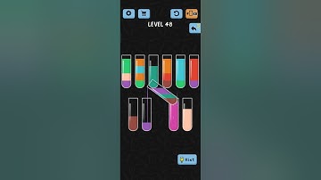 Water Color Sort Level 48 Walkthrough Gameplay