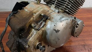 How To Paint Motorcycle Engine | Gs 150 Engine Restoration